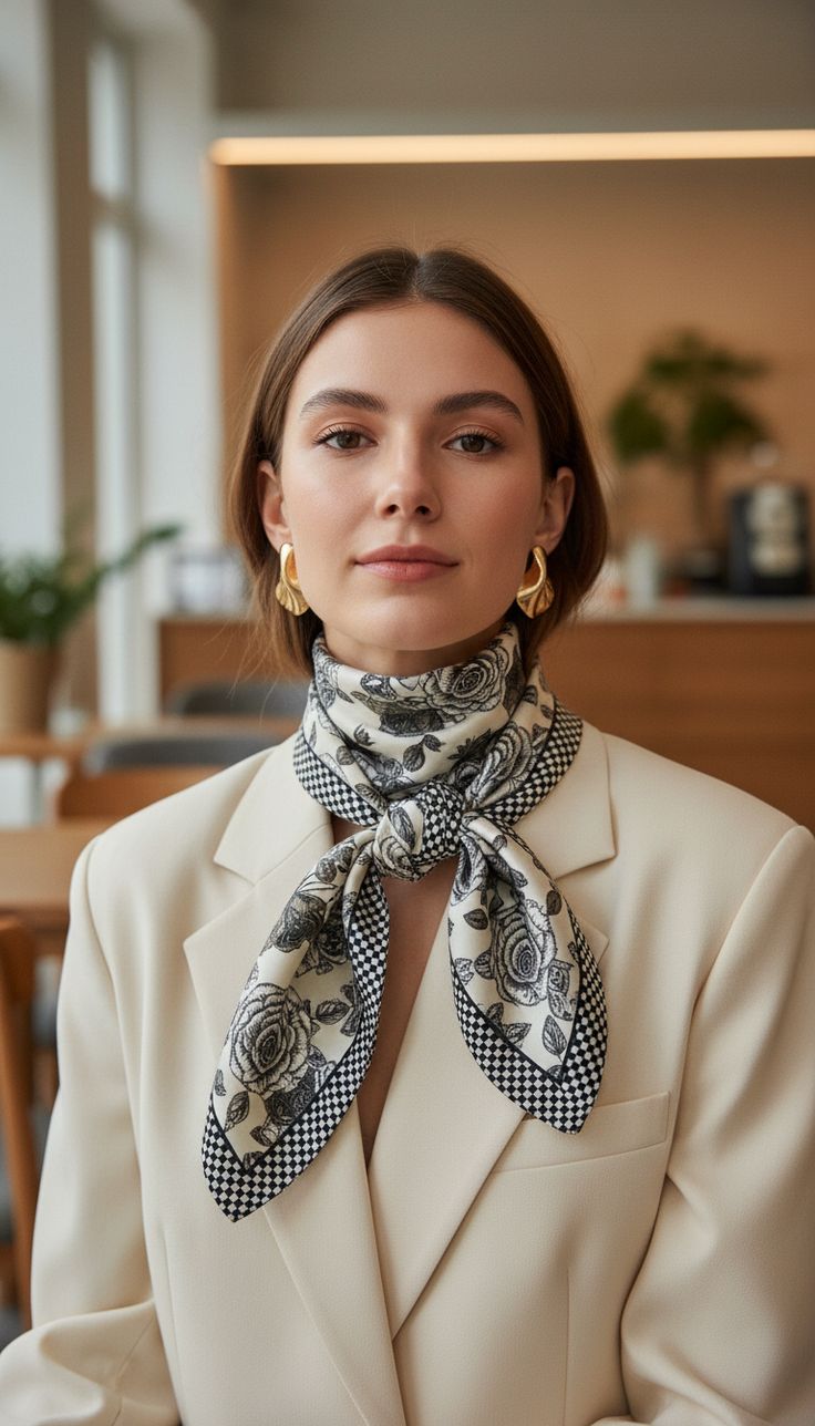 Silk Scarf size 65cmx65cm